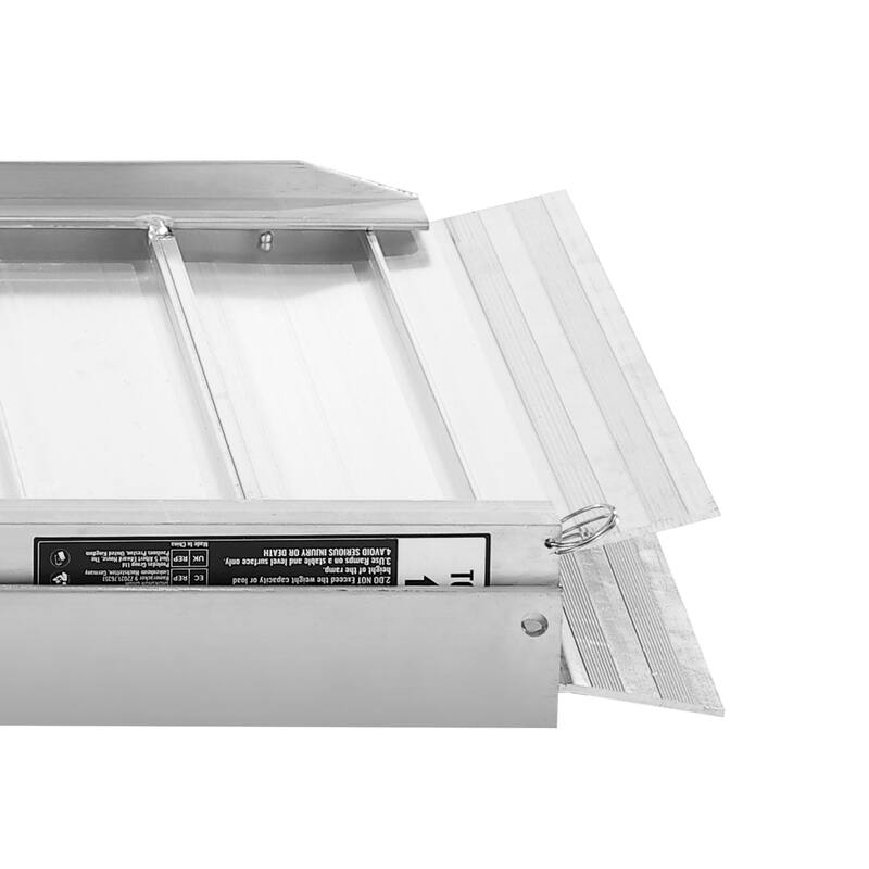 Portable Wheelchair Ramp, 4 ft 800 lbs Capacity