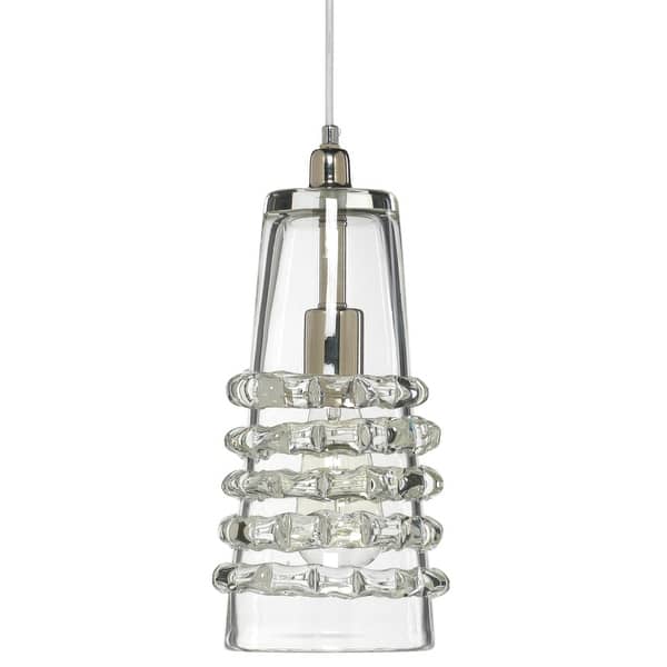 slide 2 of 3, Alden Decor Belinda Mount-Blown Glass1-Light Pendant