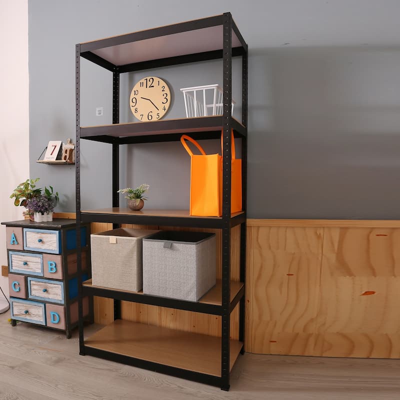 Storage Shelves - 5 Tier Adjustable Garage Storage Shelving