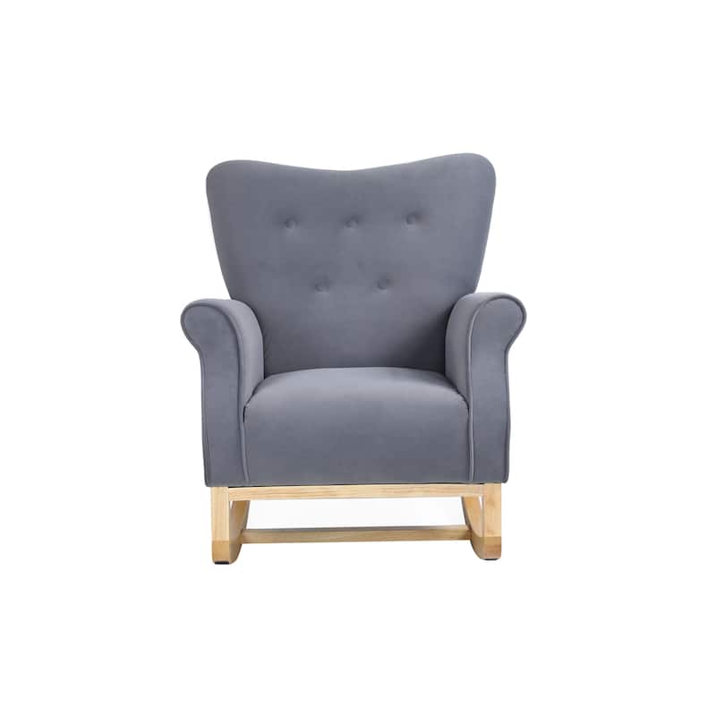 Velvet Rocking Chair