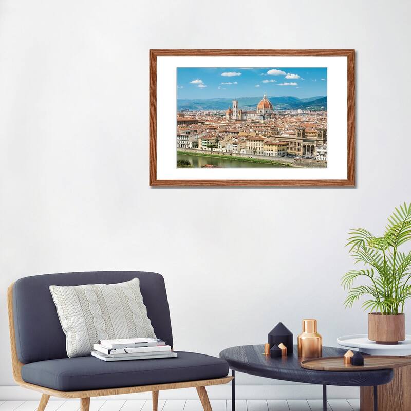 iCanvas "Florence Skyline With Florence Cathedral In Summer, Tuscany, Italy" by Jan Becke PFA
