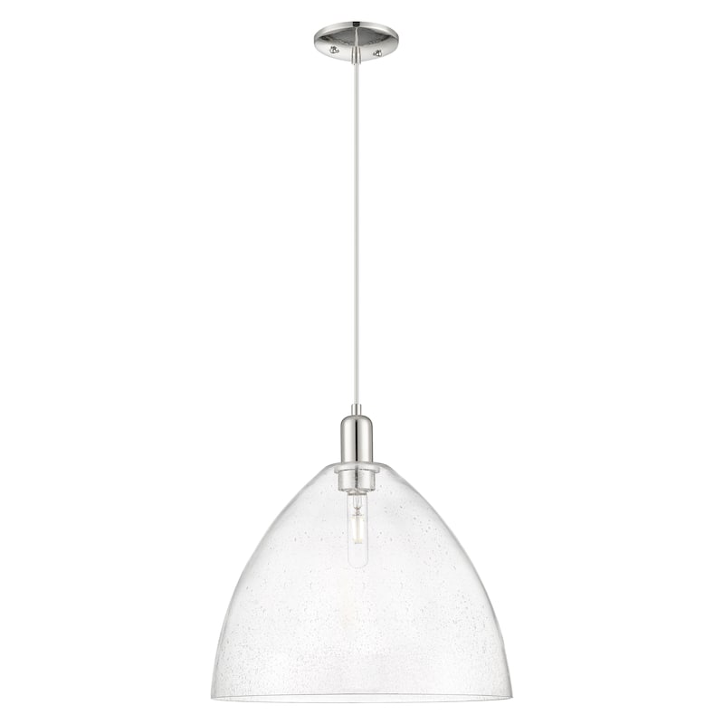 Innovations Lighting Endless Possibilities Arcadia - Bristol - 1 Light 16" Cord Hung Mini Pendant - Polished Nickel/Seedy