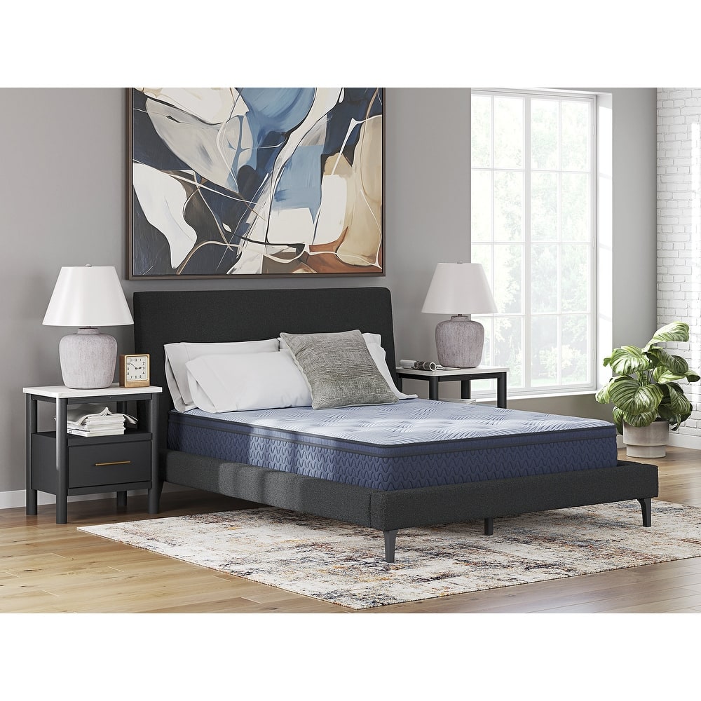 Signature Design by Ashley Peak 2.0 12 Hybrid Light Blue Mattress