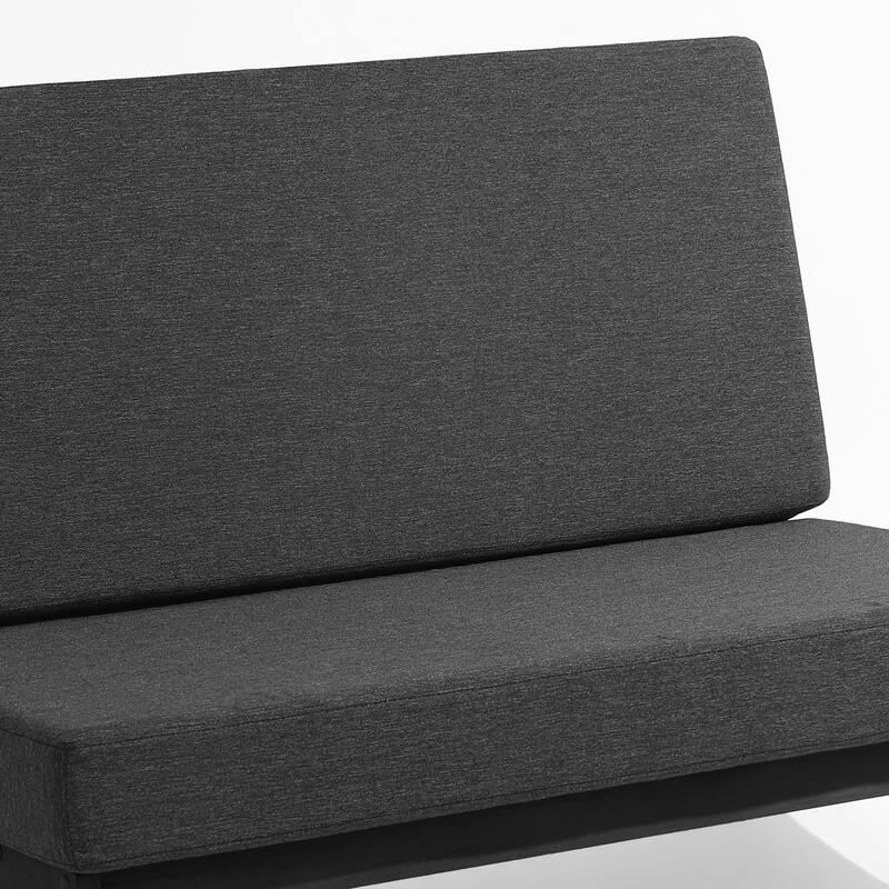 Casual Large Teak Outdoor Patio Conversation Set