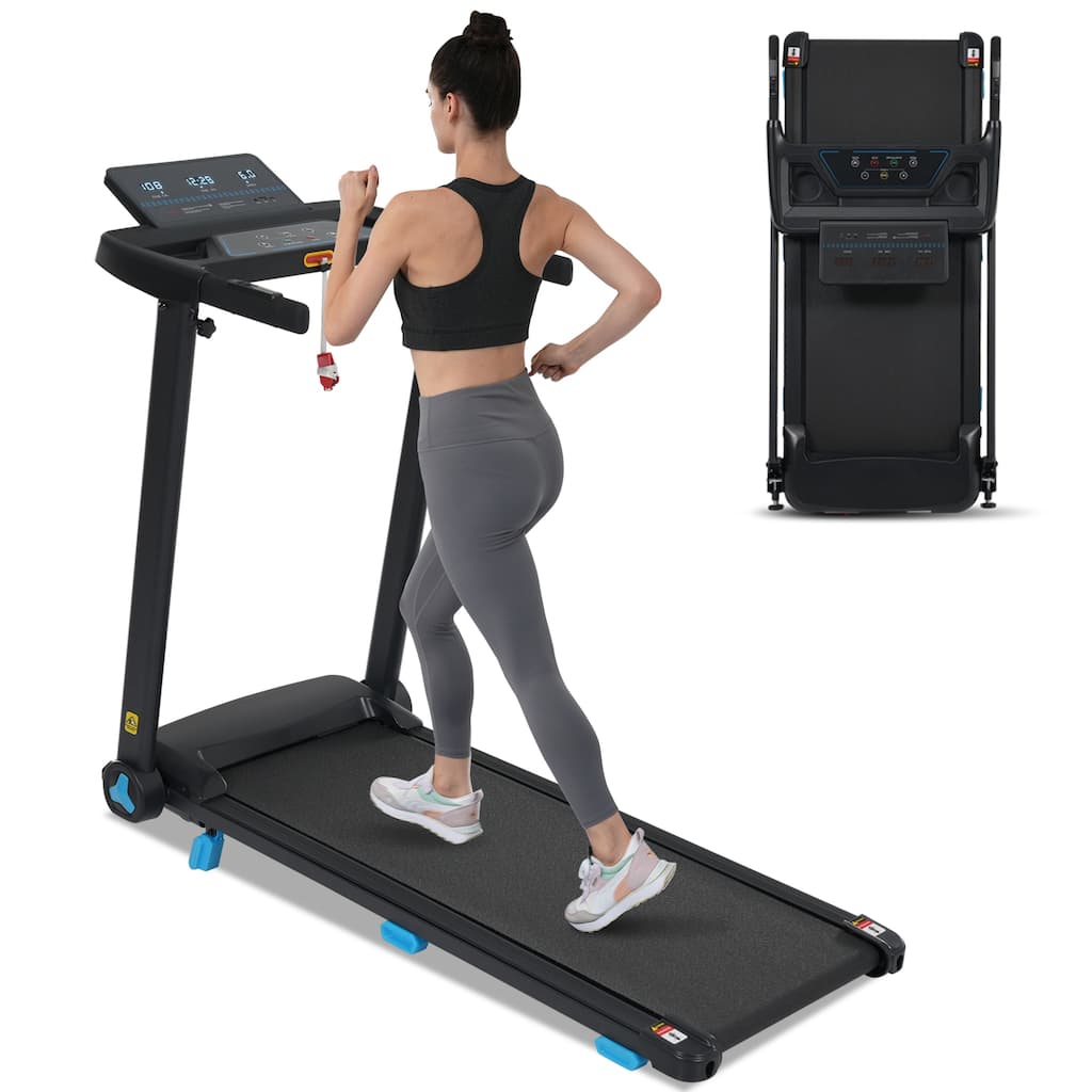 Treadmill with Incline,3.0HP Quiet Foldable Treadmills, 10.0MPH 300 LBS Weight Capacity Home Exercise Equipment Treadmills