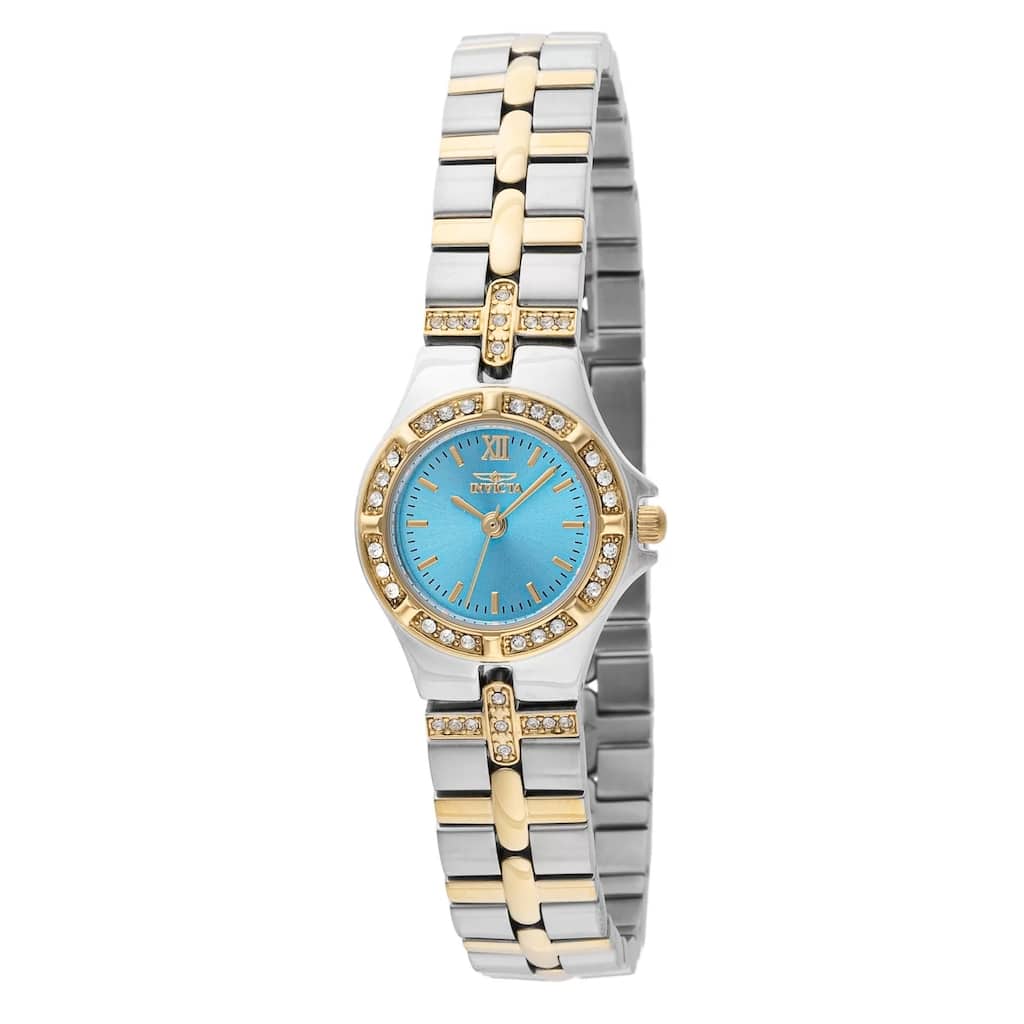 Invicta Men's 45873 Wildflower Quartz 3 Hand Turquoise Dial Watch