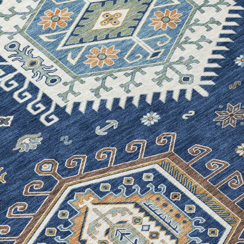 Machine Washable Indoor/ Outdoor Global Akron Chantille Rug