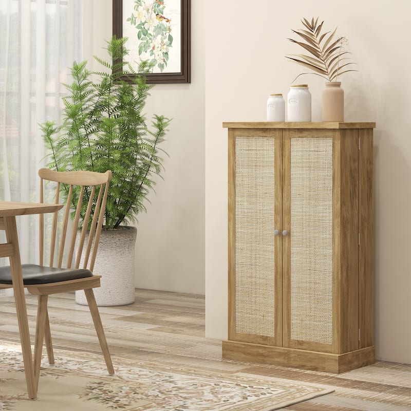 Freestanding Kitchen Pantry Storage Cabinet