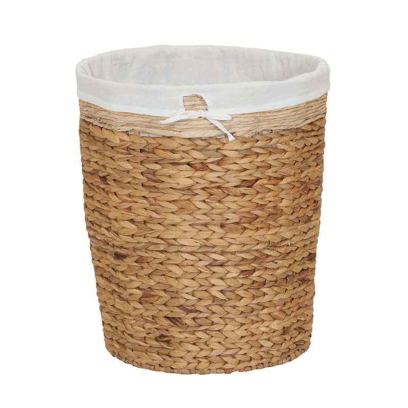 Household Essentials Basket Laundry Liner Wicker Hamper Brown