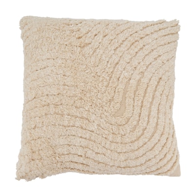 Wavy Bliss Tufted Throw Pillow