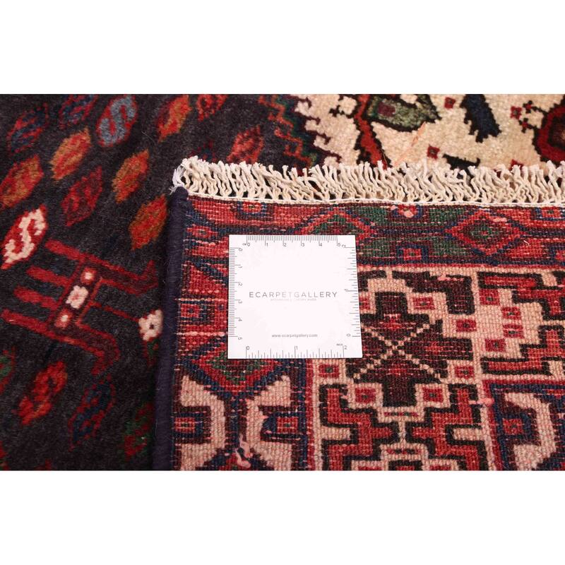 ECARPETGALLERY Hand-knotted Konya Anatolian Dark Navy Wool Rug - 4'2 x 6'0