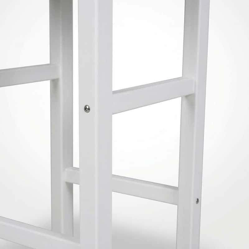 3-Piece HDPE Indoor/Outdoor Bar Set, 42.1" Round Bar Table with 2 Bar Stools, All-Weather Patio Bistro Set for Deck, Balcony