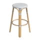 preview thumbnail 72 of 89, Tobias Rattan Round Bar Stool