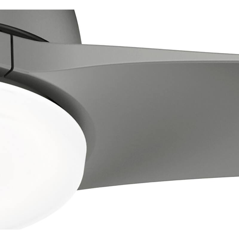 Hunter 52" Gallegos Outdoor Ceiling Fan with LED Light Kit and Wall Control, Damp-Rated