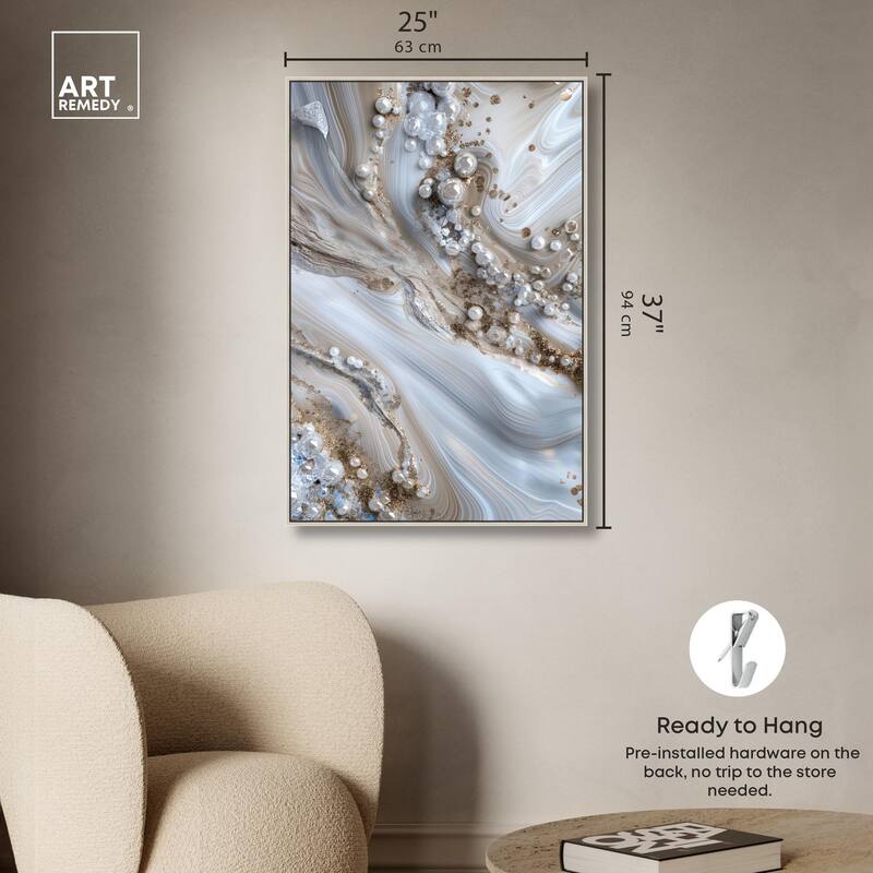 Effervescent Earth Canvas by Art Remedy