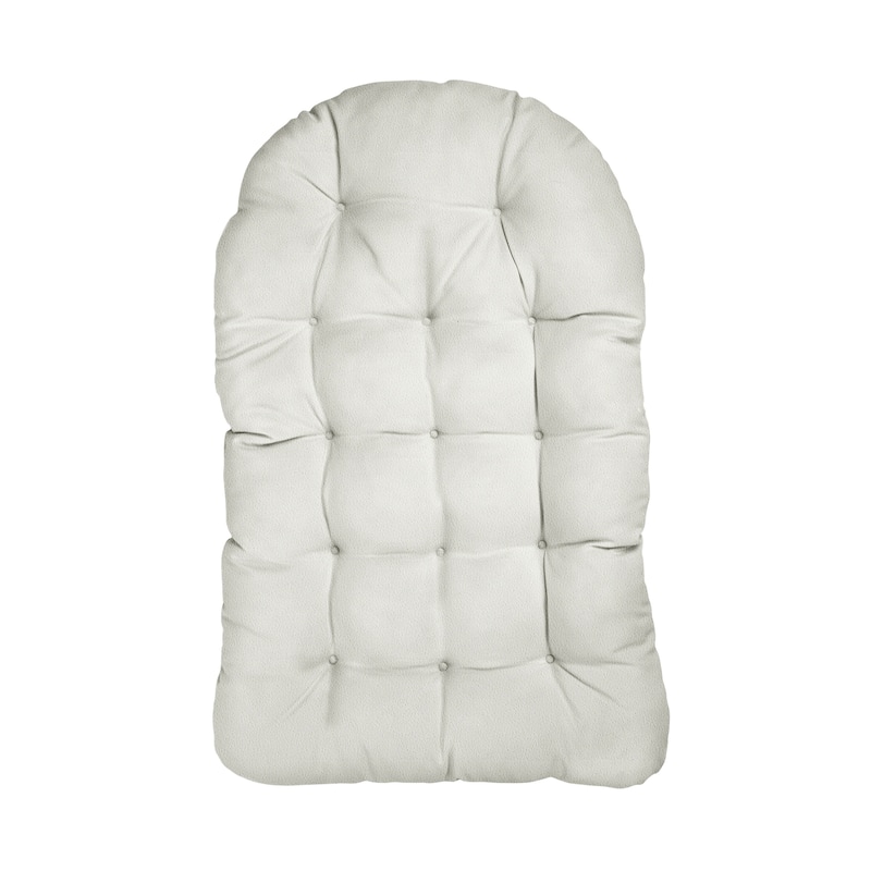 Sorra Home Valdese Boucle Outdoor Egg Chair Replacement Cushion