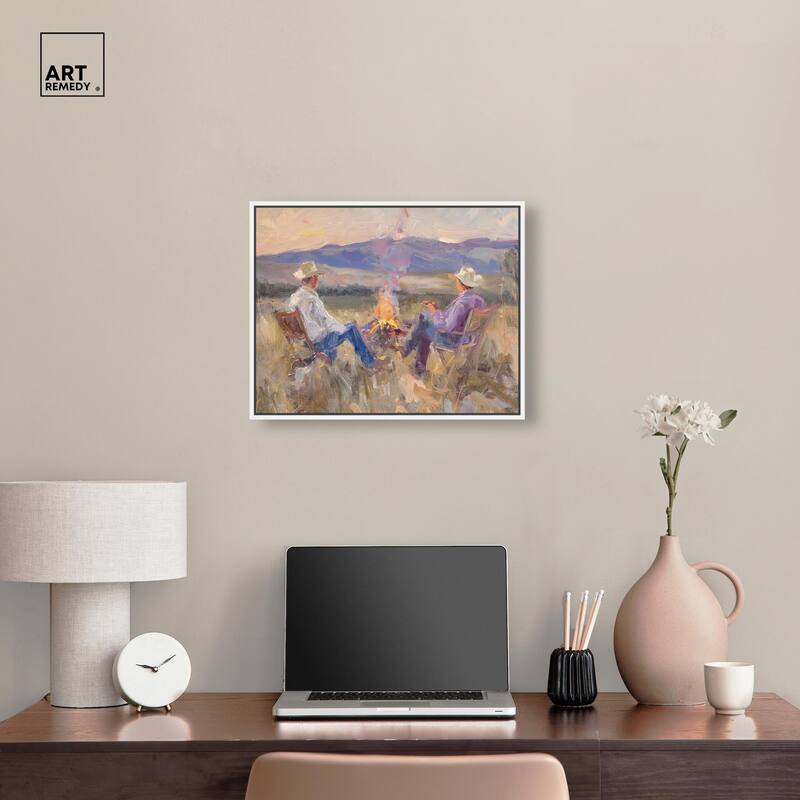 High Plains Camp Canvas by Art Remedy