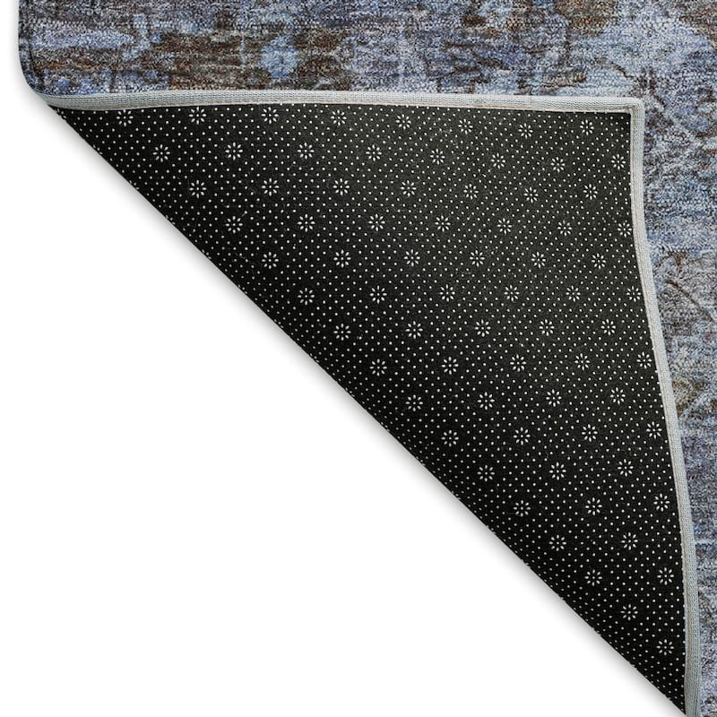 Machine Washable Indoor/ Outdoor Traditional Harmony Chantille Rug