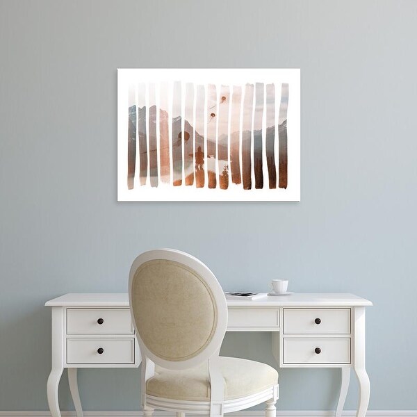 Easy Art Prints Andreas Lie's 'Up Stream' Premium Canvas Art