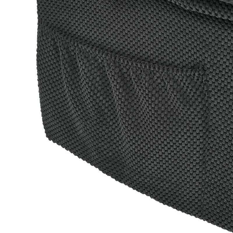 Recliner Chair, Overstuffed Armchair, Manual Recliner, Padded Footrest, Ergonomic Lounge Chair, Soft Fabric Recliner