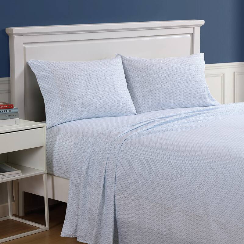 Nautica Printed Cooling Bed Sheet Sets