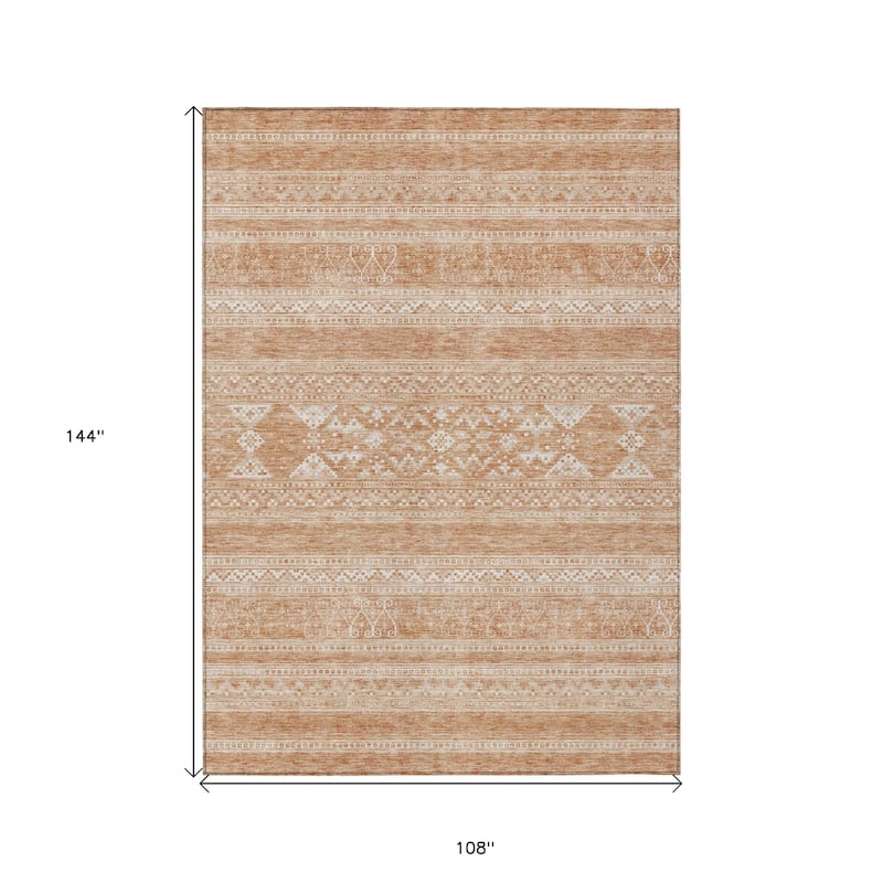 HomeRoots Southwestern Transitional Rectangle Outdoor Rug