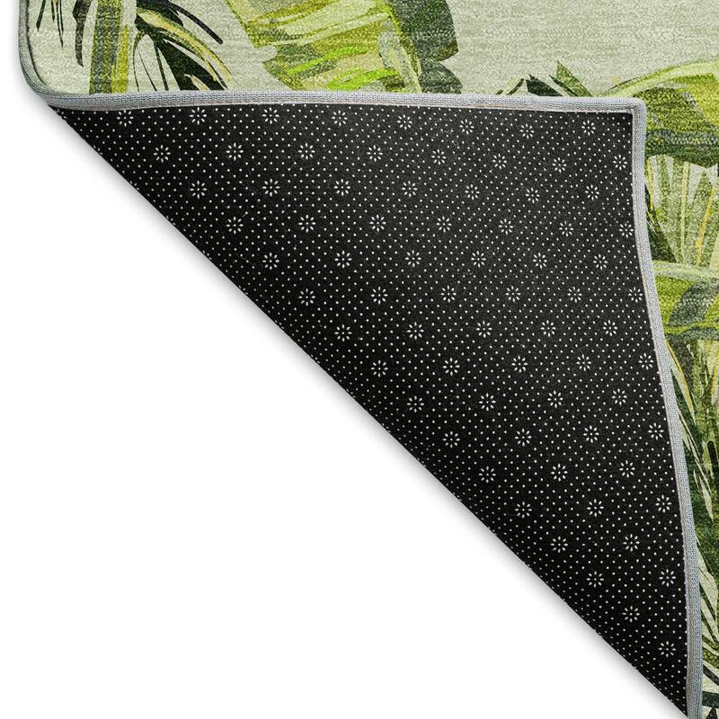 Premium Washable Super Soft Tropical Palm Tree Mayfield Rug