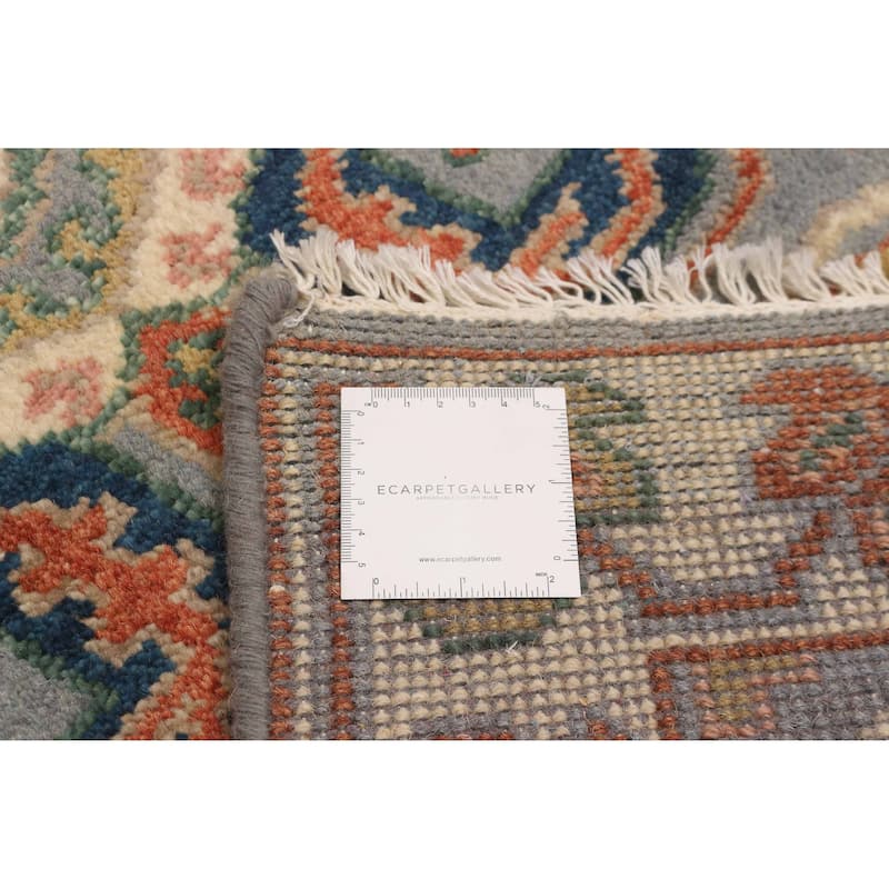 ECARPETGALLERY Hand-knotted Jules Serapi Grey Wool Rug - 2'5 x 6'2