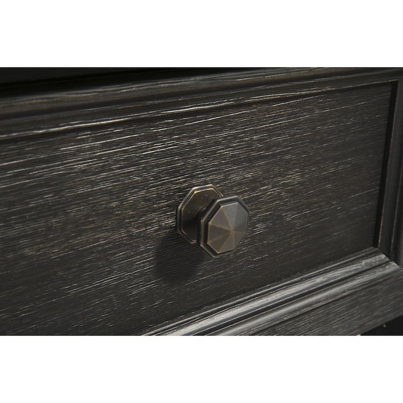 Signature Design by Ashley Tyler Creek Grayish Brown/Black Coffee Table with 2 End Tables - 46" W x 26" D x 20" H