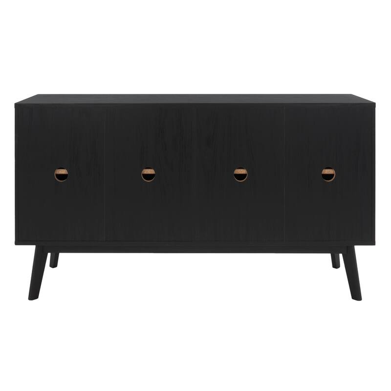 SAFAVIEH Home Helena 62-inch 4 Door 4 Shelf Media Stand. - 62Wx18Dx32H