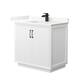 Option White / Giotto Quartz Top / Matte Black Hardware