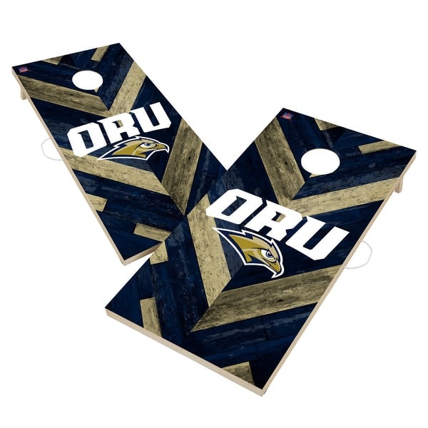 slide 2 of 6, Oral Roberts University Golden Eagles Cornhole Board Set 16 Years and Up