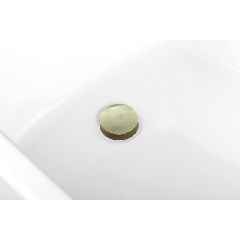 Peter Soaking Single Slipper Rectangular Bathtub in Glossy White