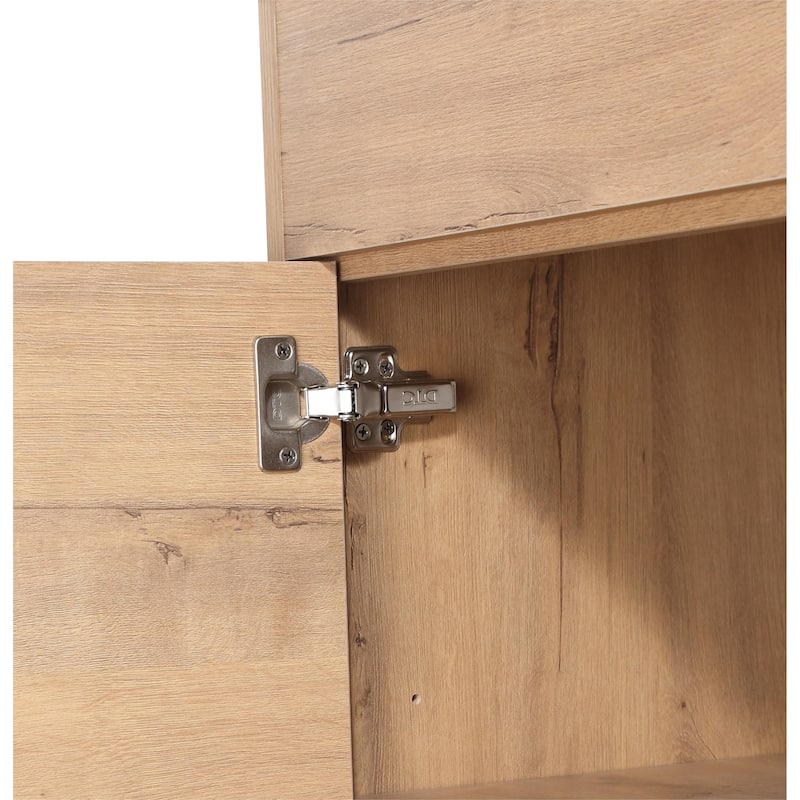 Bathroom Vanity With Sink In 24/30/36 Inch, Floating Bathroom Vanity or Freestanding Vanity With Soft Close Door