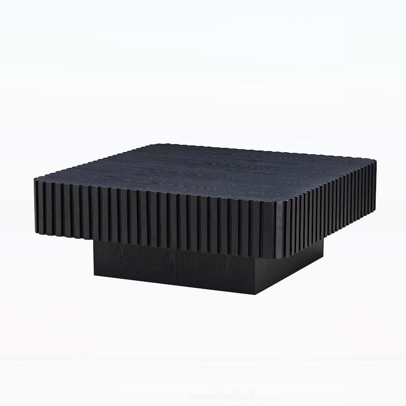 Modern Handcrafted Drum Coffee Table,for Living Room