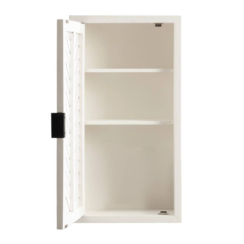 Kate and Laurel Mezzeta Tall 2-Door Bath Cabinet