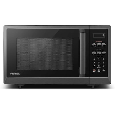 Small Countertop Microwave Oven With 6 Auto Menus, Kitchen Essentials, Mute Function & ECO Mode, 0.9 Cu Ft