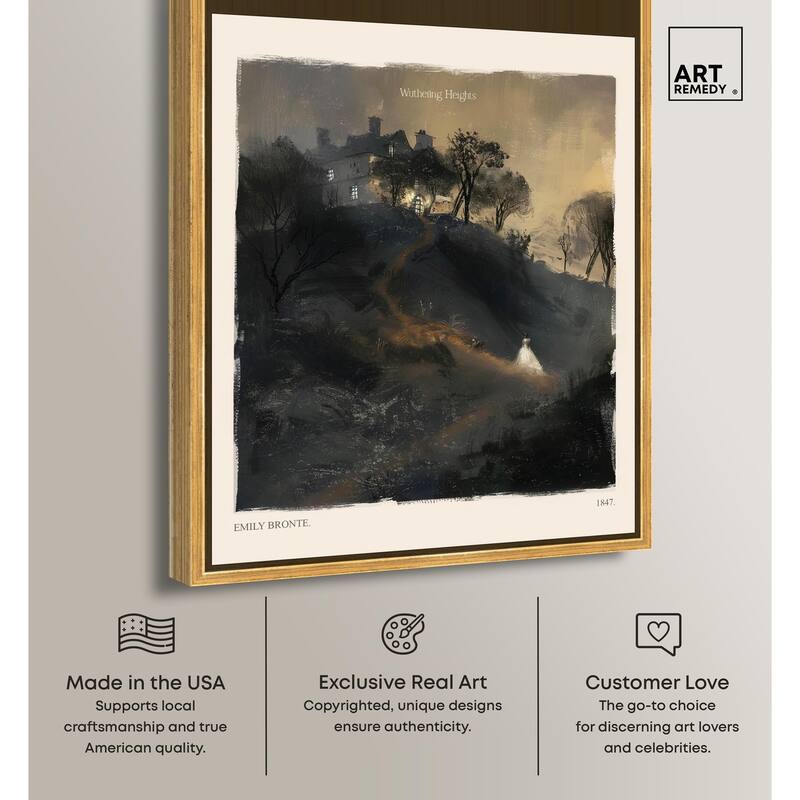 Wuthering Heights Canvas by Art Remedy