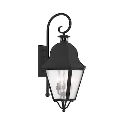 Livex Lighting Amwell 3 Light 30-1/2" High Outdoor Wall Sconce