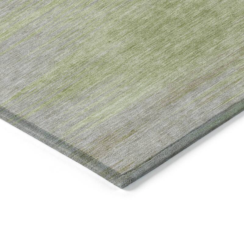Machine Washable Indoor/ Outdoor Chantille Solid Ombre Rug