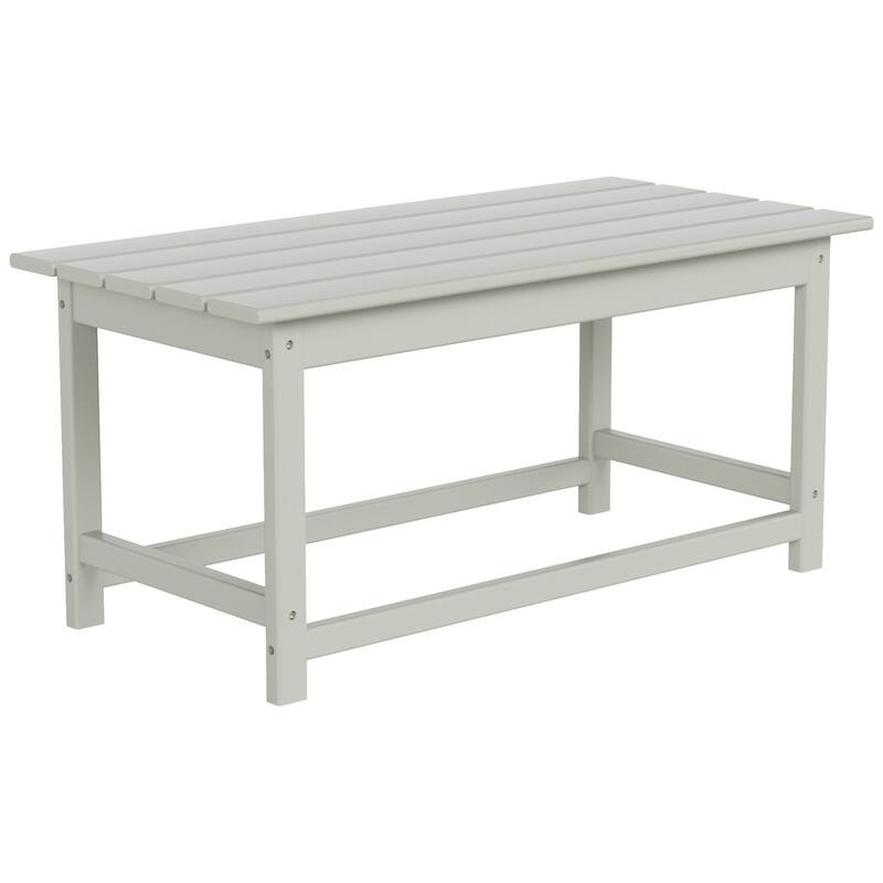 POLYTRENDS Laguna 36-inch Poly Eco-Friendly All Weather Coffee Table
