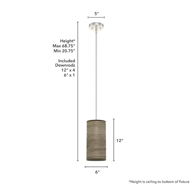 Hunter Solhaven Drum Pendant Light