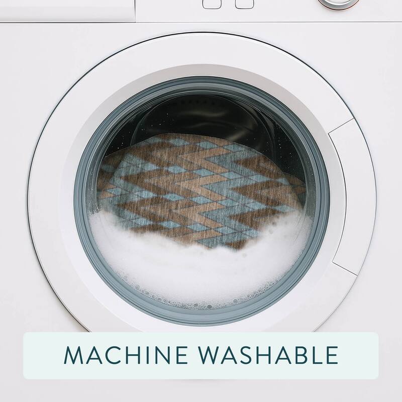 Machine Washable Indoor/ Outdoor Modern Baxter Chantille Rug