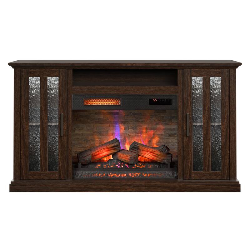 duraflame® Electric Fireplace TV Stand, Stromburg Oak