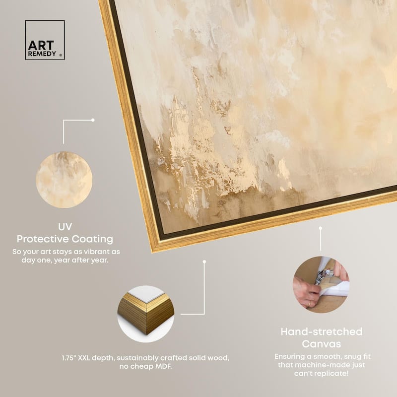 Sun Brust Gilding III Canvas by Art Remedy