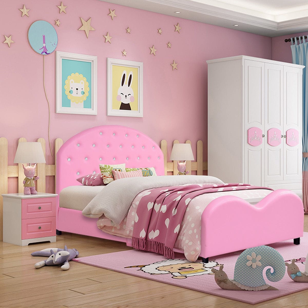 wooden bed for kids