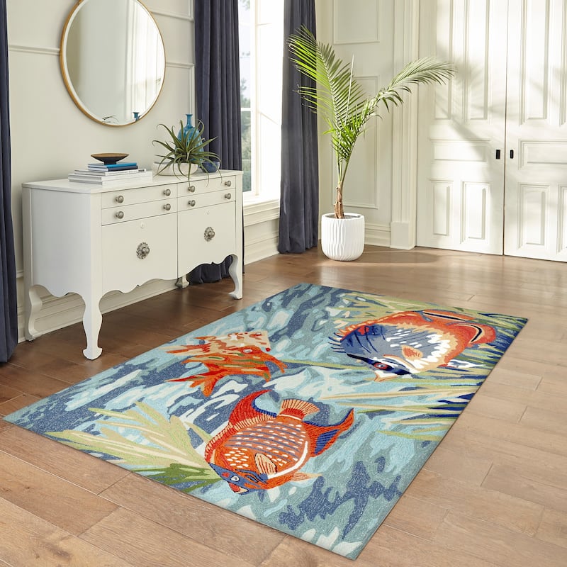 Liora Manne Ravella Tropical Fish Indoor/Outdoor Rug
