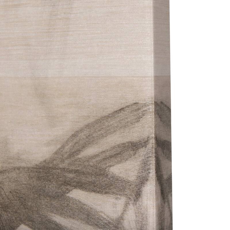 Shadows On Wood II (28 x 42) Canvas Art Print