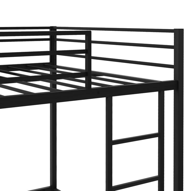 Metal Bunk Bed with Ladder