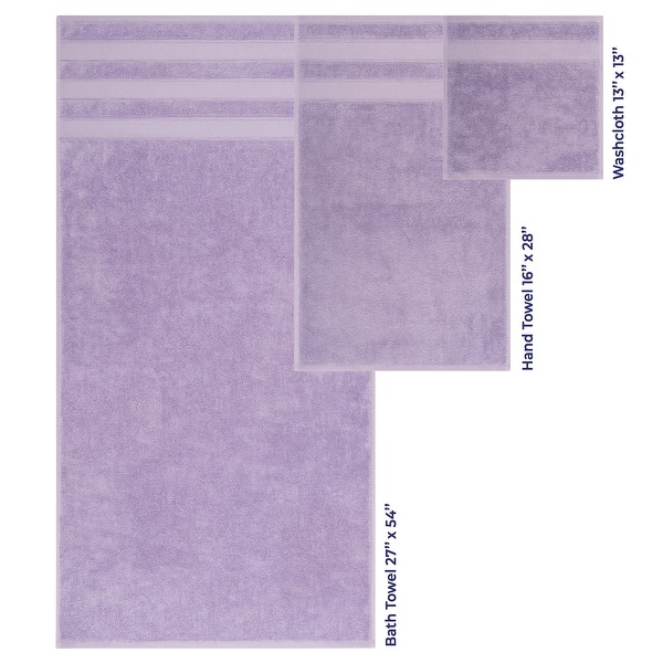 dimension image slide 5 of 10, American Soft Linen Salem Bath Towel Set, 6 Piece Towels for Bathroom Large 100% Cotton 2 Bath Towels 2 Hand Towels 2 Washcloths